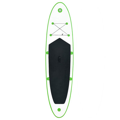 Aufblasbares Stand Up Paddle Board Set Schwarz und Weiß