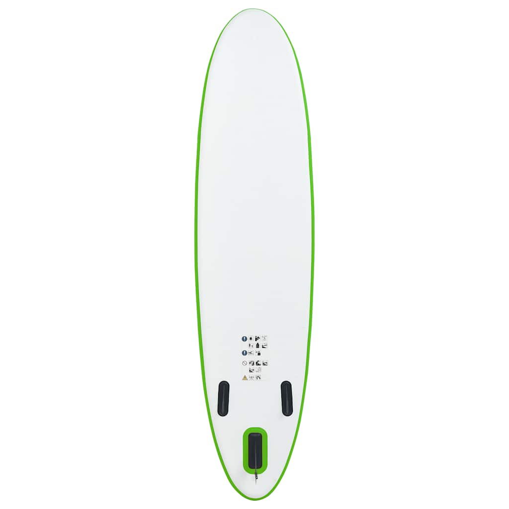 Stand Up Paddle Surfboard SUP Aufblasbar Rot und Weiß
