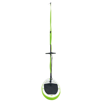 Aufblasbares SUP-Board mit Segel Set Blau und Weiß