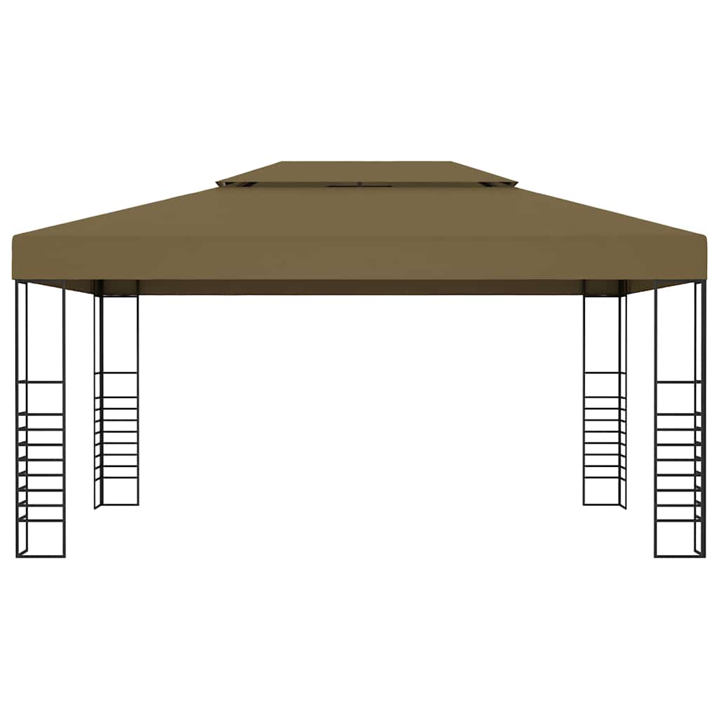 Gartenpavillon 6×3 m Weiß