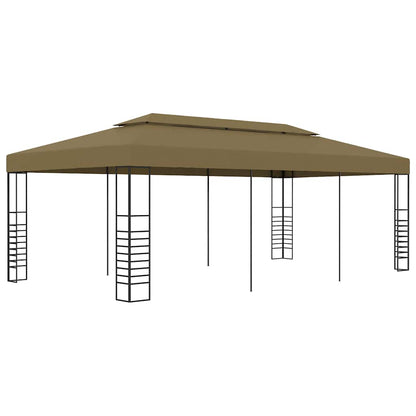 Gartenpavillon 6×3 m Weiß