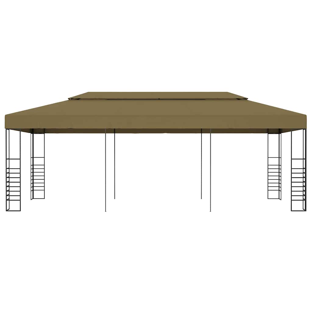 Gartenpavillon 6×3 m Weiß