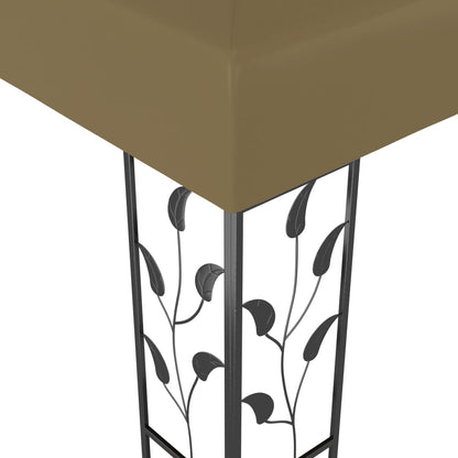 Pavillon 3x3 m Weinrot
