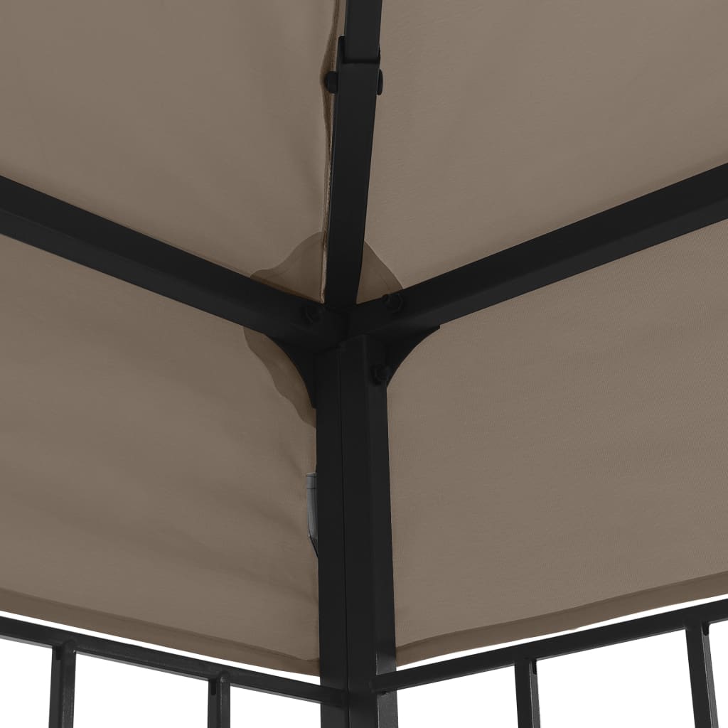 Pavillon 3x3 m Taupe