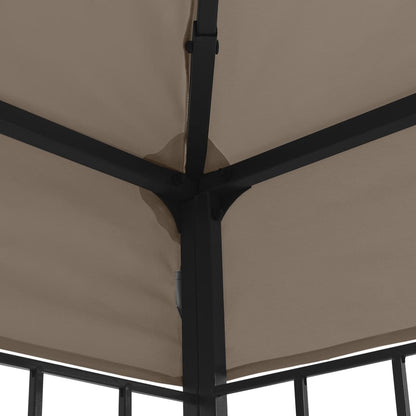 Pavillon 3x3 m Taupe