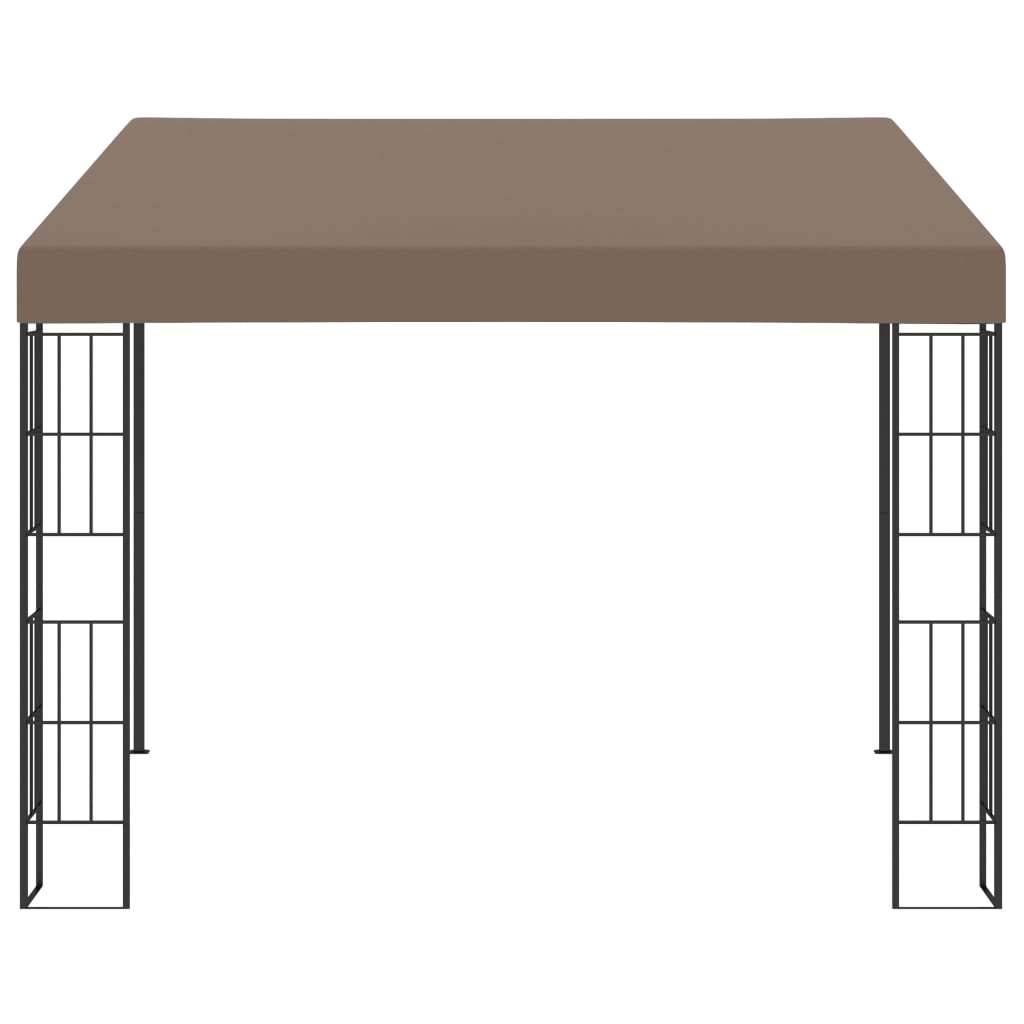 Wand-Pavillon 3x6 m Anthrazit Stoff