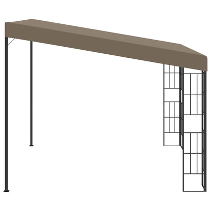 Wand-Pavillon 3x6 m Anthrazit Stoff