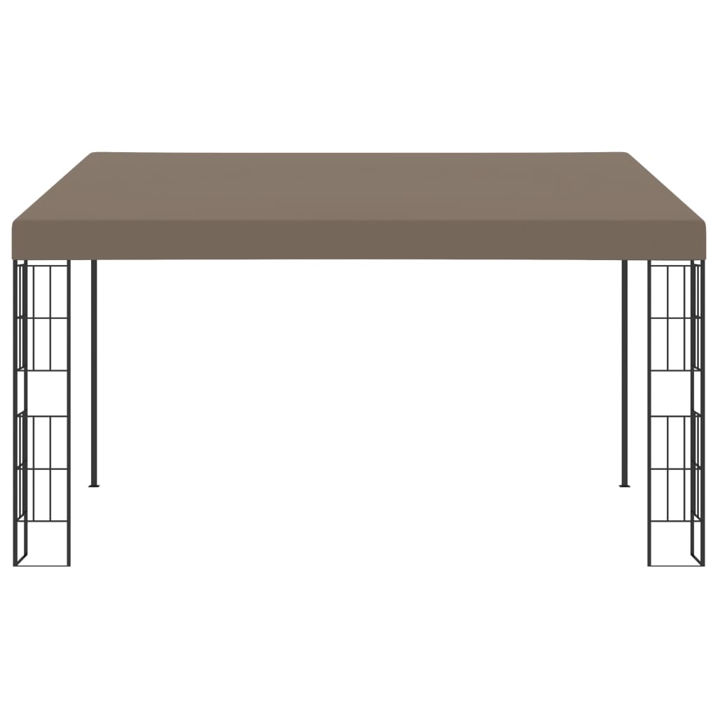 Wand-Pavillon 3x6 m Anthrazit Stoff
