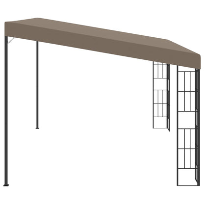 Wand-Pavillon 3x6 m Anthrazit Stoff