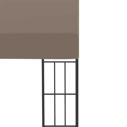Wand-Pavillon 3x6 m Anthrazit Stoff