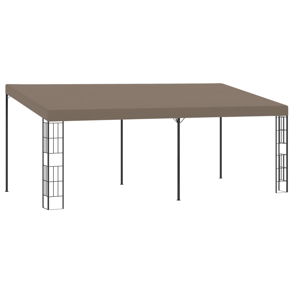 Wand-Pavillon 3x6 m Anthrazit Stoff