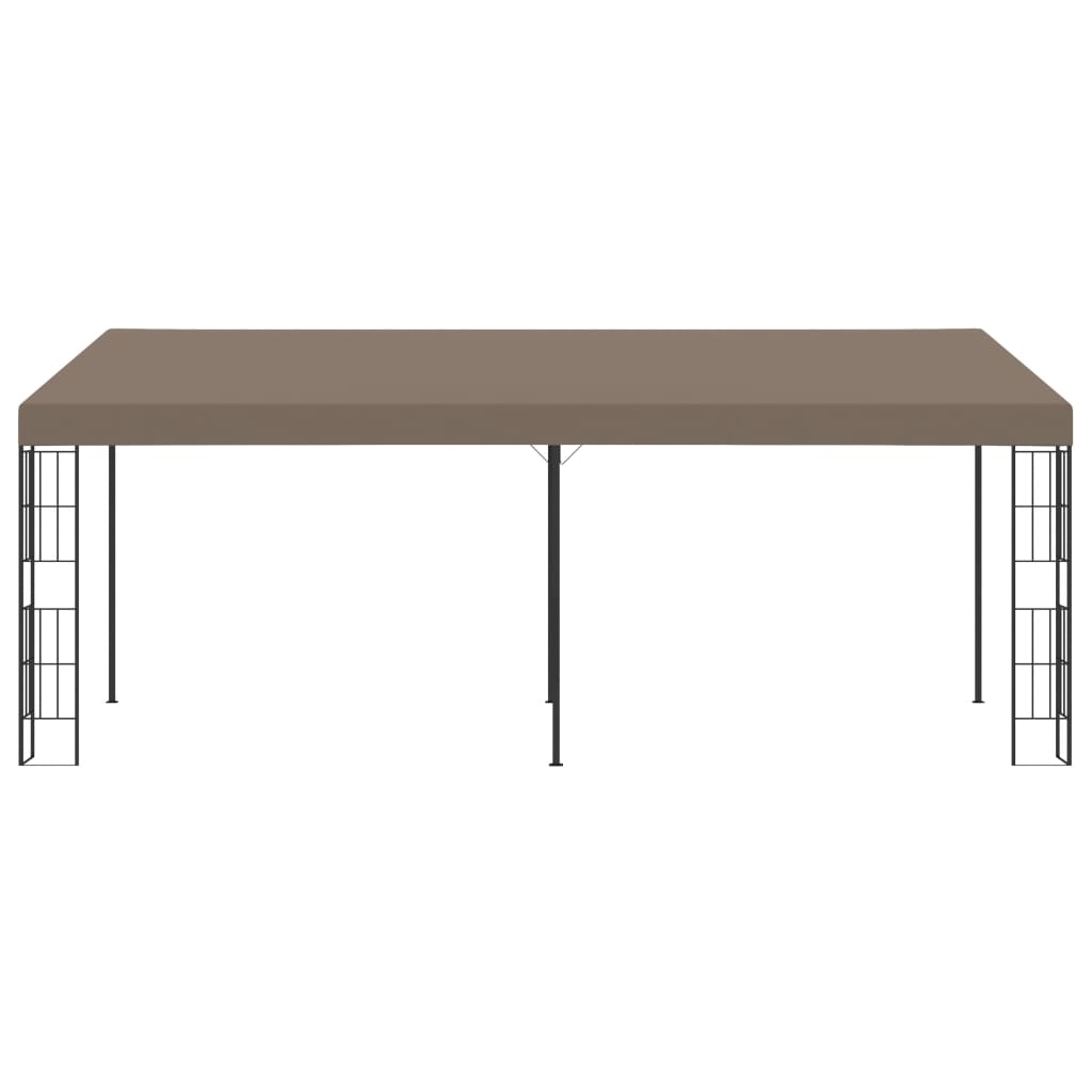 Wand-Pavillon 3x6 m Anthrazit Stoff