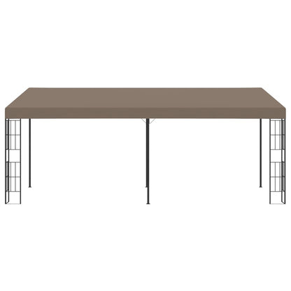 Wand-Pavillon 3x6 m Anthrazit Stoff