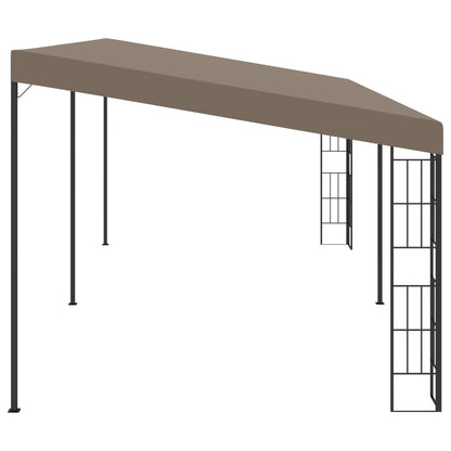 Wand-Pavillon 3x6 m Anthrazit Stoff