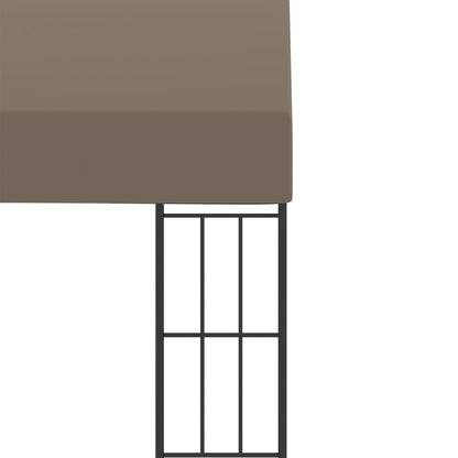Wand-Pavillon 3x6 m Anthrazit Stoff
