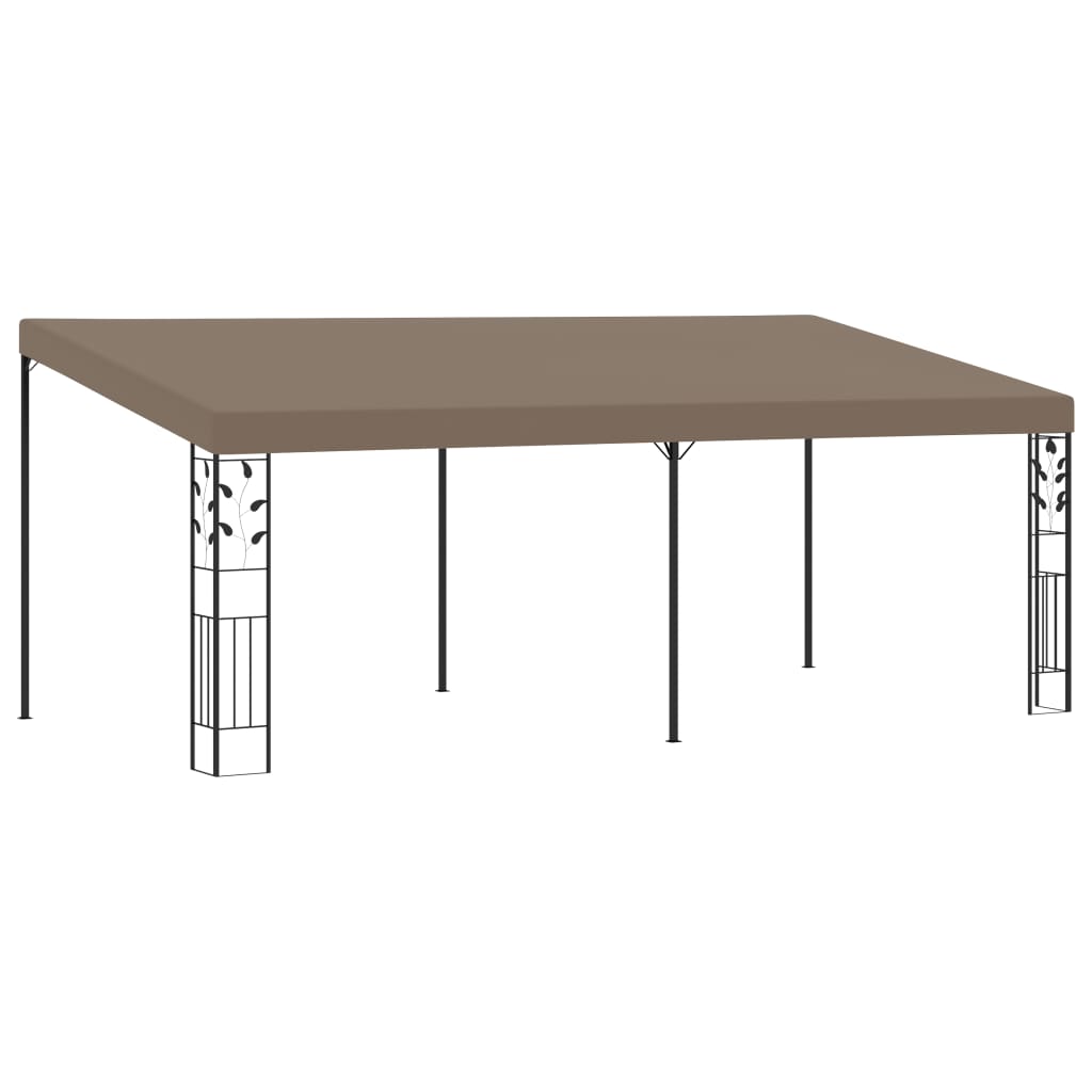Wand-Pavillon 4x3x2,5 m Taupe