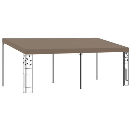 Wand-Pavillon 4x3x2,5 m Taupe