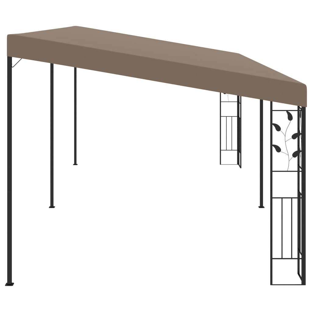 Wand-Pavillon 4x3x2,5 m Taupe