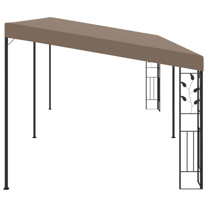 Wand-Pavillon 4x3x2,5 m Taupe