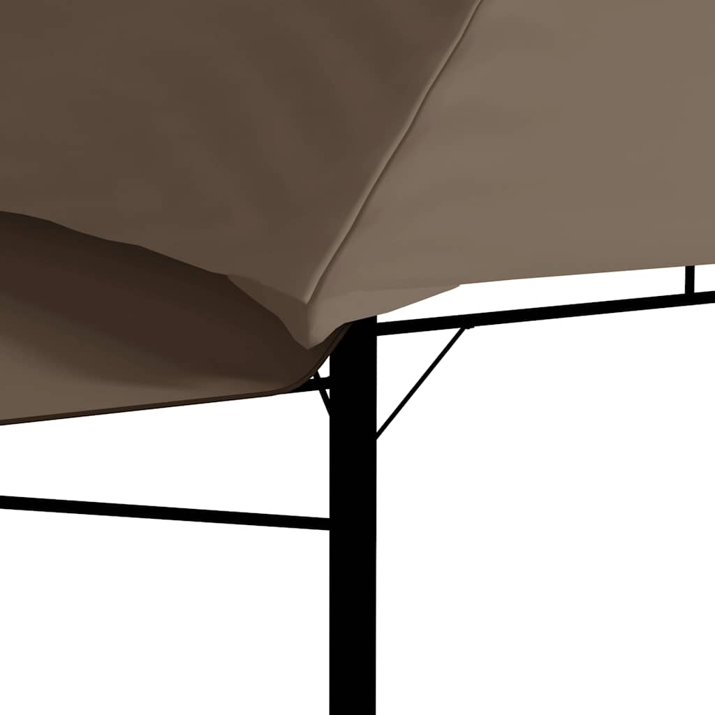 Pavillon mit Doppelt Erweiterten Dächern 3x3x2,75 cm 180 g/m²