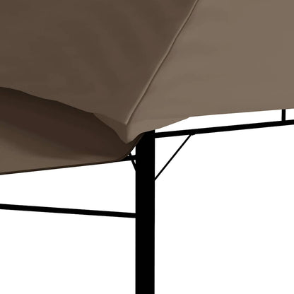 Pavillon mit Doppelt Erweiterten Dächern 3x3x2,75 cm 180 g/m²