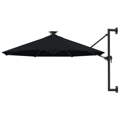 Sonnenschirm Zur Wandmontage Mit Leds 300 Cm