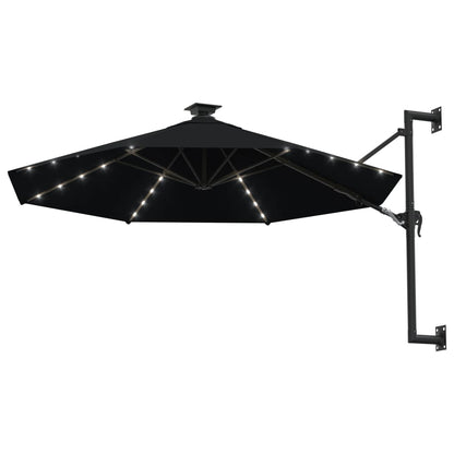 Sonnenschirm Zur Wandmontage Mit Leds 300 Cm