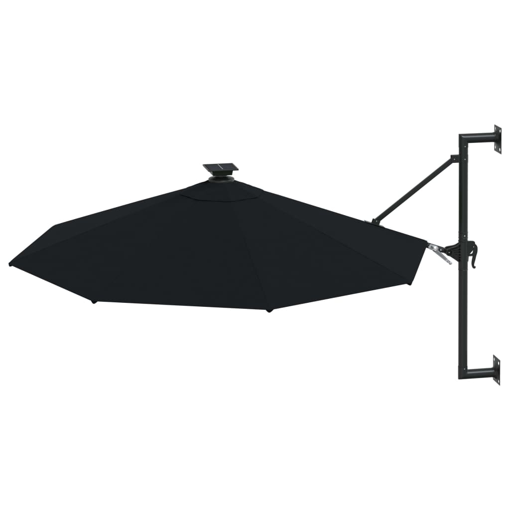 Sonnenschirm Zur Wandmontage Mit Leds 300 Cm