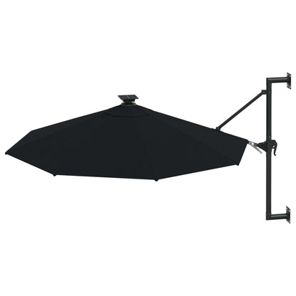 Sonnenschirm Zur Wandmontage Mit Leds 300 Cm