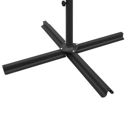 Doppel-Sonnenschirm Mit Stahl-Mast 600X300 Cm