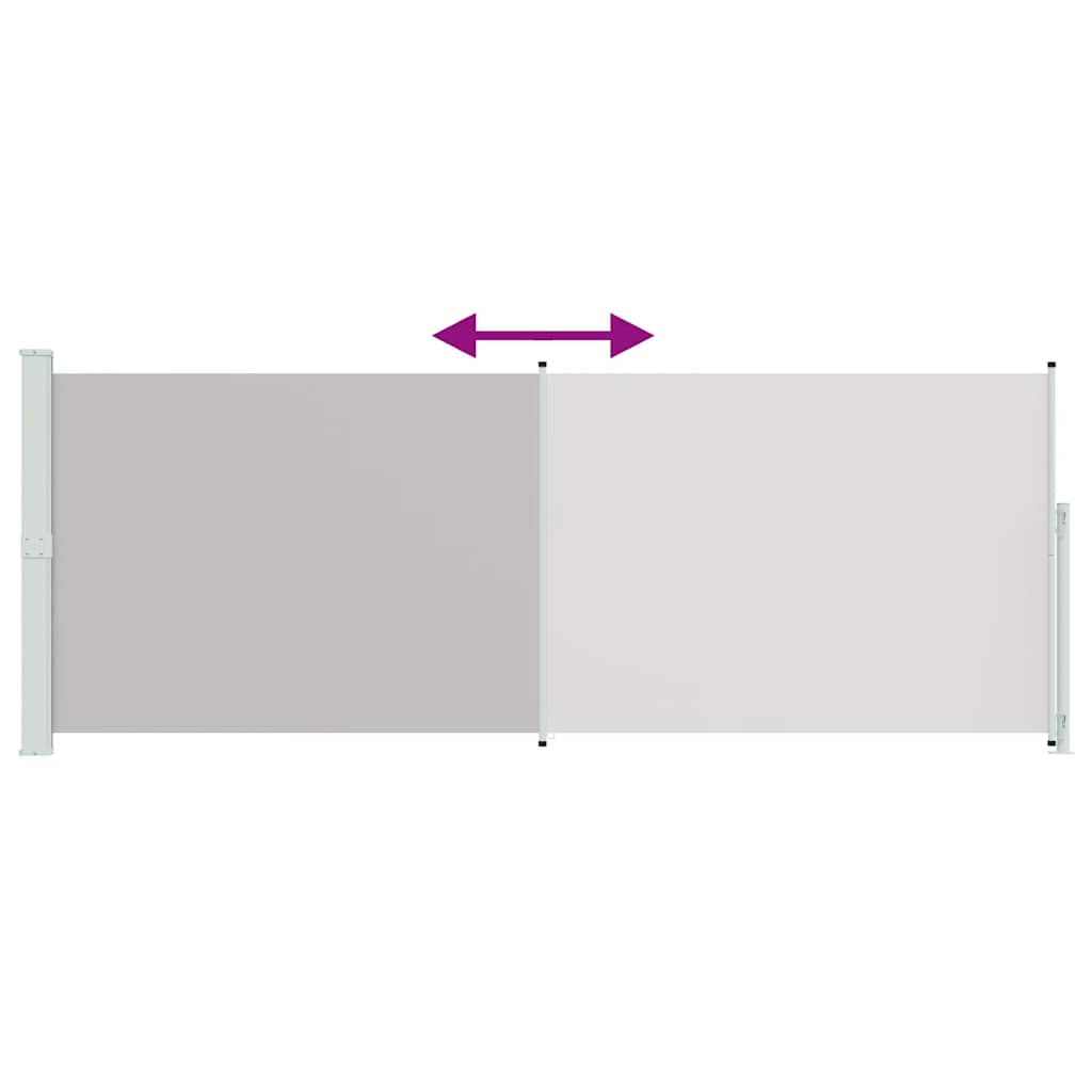 Seitenmarkise Ausziehbar 180x500 cm Rot