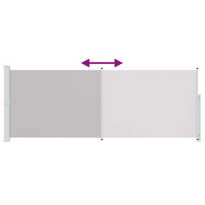 Seitenmarkise Ausziehbar 180x500 cm Rot