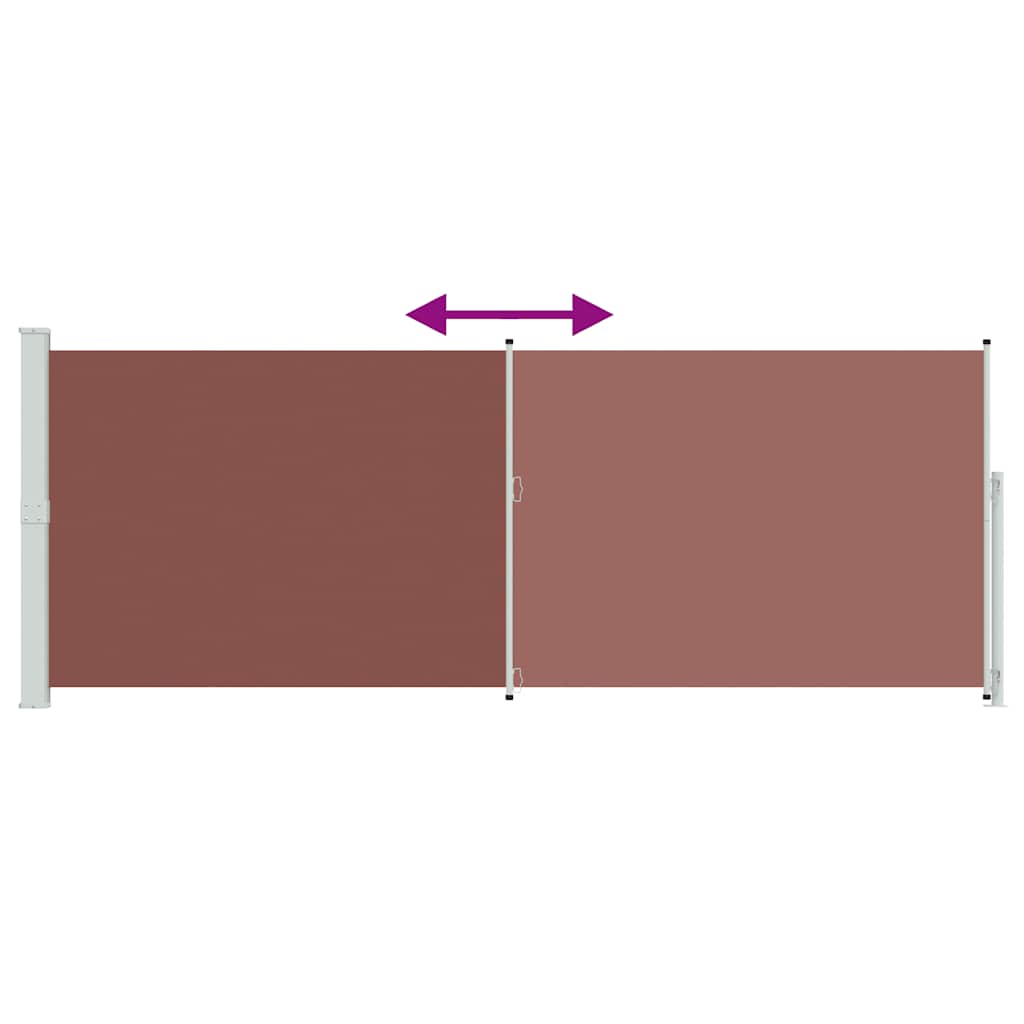 Seitenmarkise Ausziehbar 180x500 cm Rot