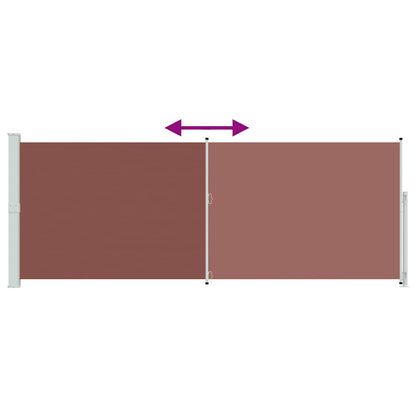 Seitenmarkise Ausziehbar 180x500 cm Rot