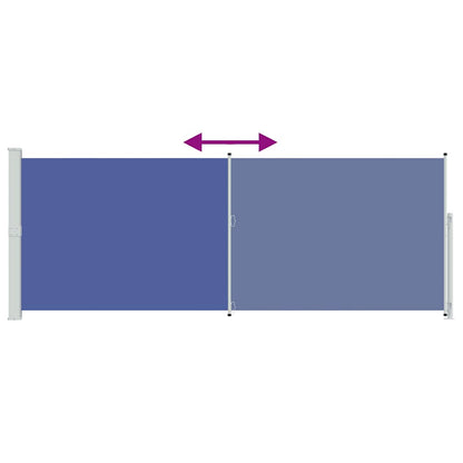Seitenmarkise Ausziehbar 180x500 cm Rot