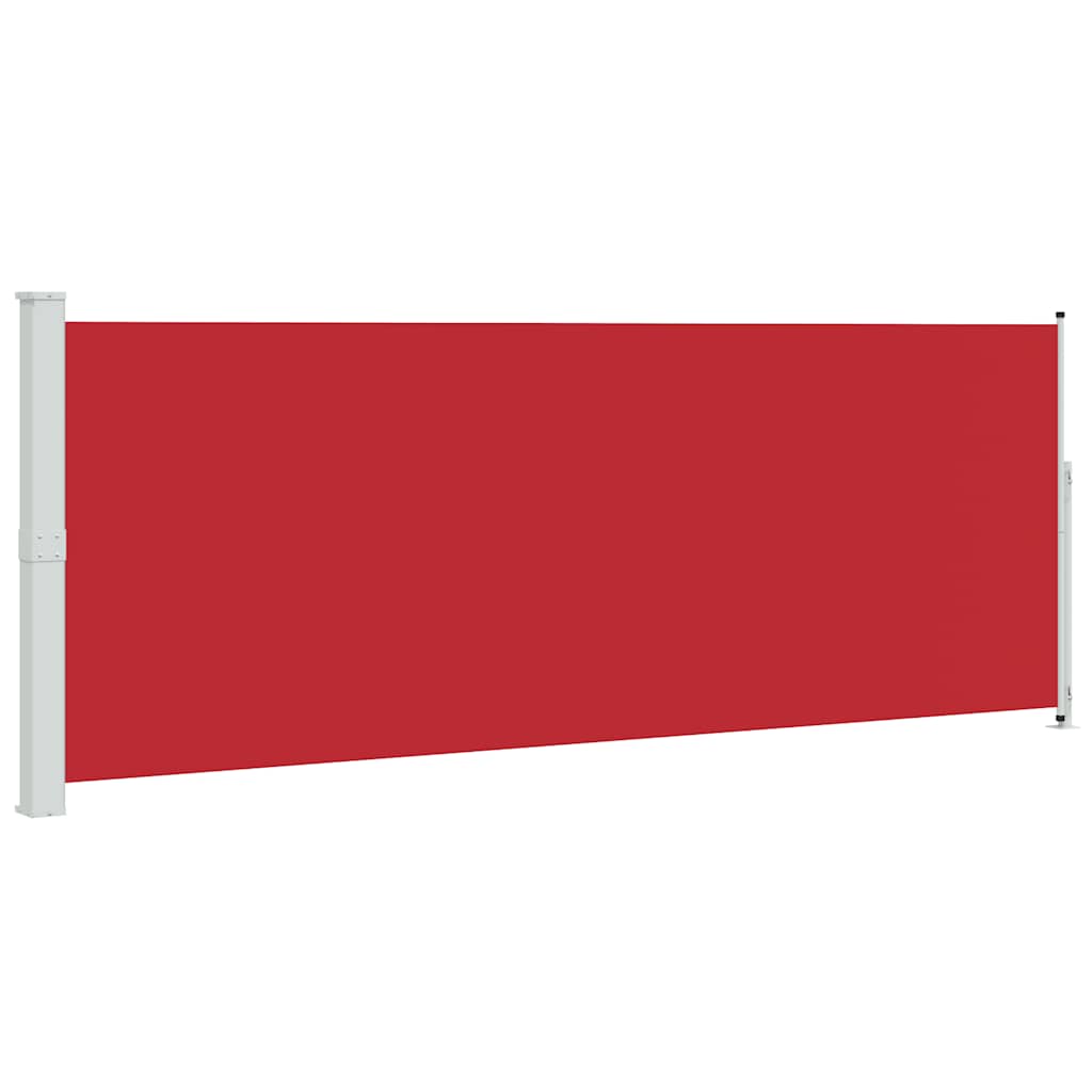 Seitenmarkise Ausziehbar 180x500 cm Rot