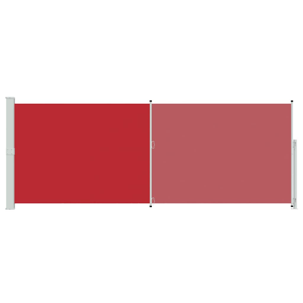 Seitenmarkise Ausziehbar 180x500 cm Rot