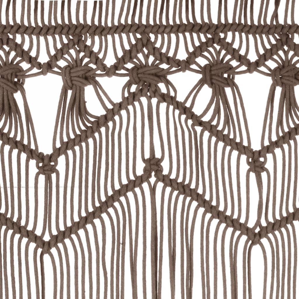 Makramee Vorhang 140x240 cm Baumwolle