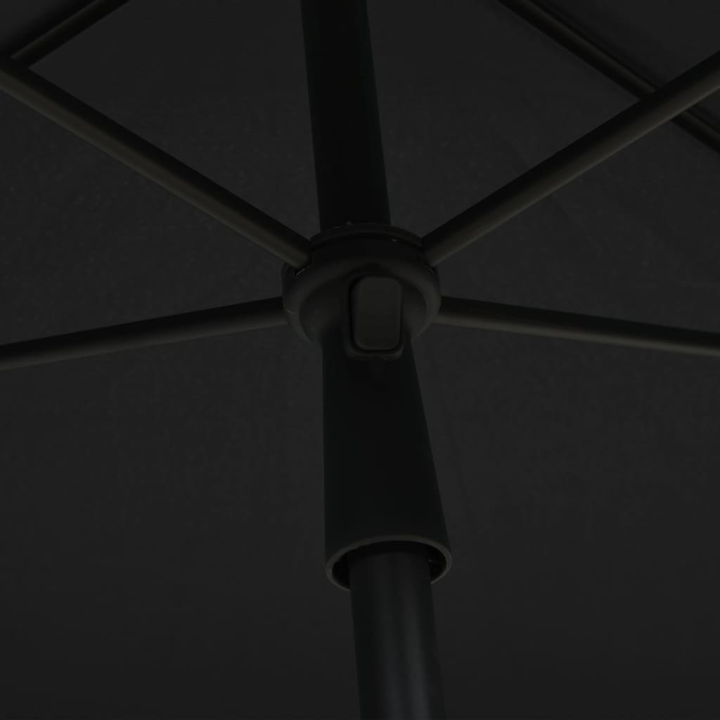 Sonnenschirm mit Mast 210x140 cm Sandfarben