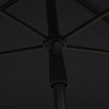 Sonnenschirm mit Mast 210x140 cm Sandfarben
