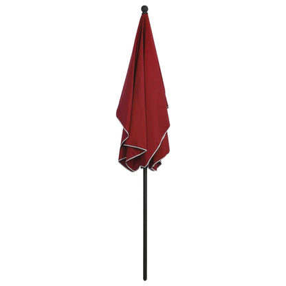 Sonnenschirm mit Mast 210x140 cm Sandfarben