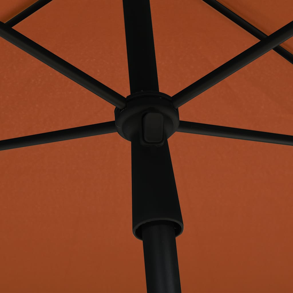 Sonnenschirm mit Mast 210x140 cm Sandfarben