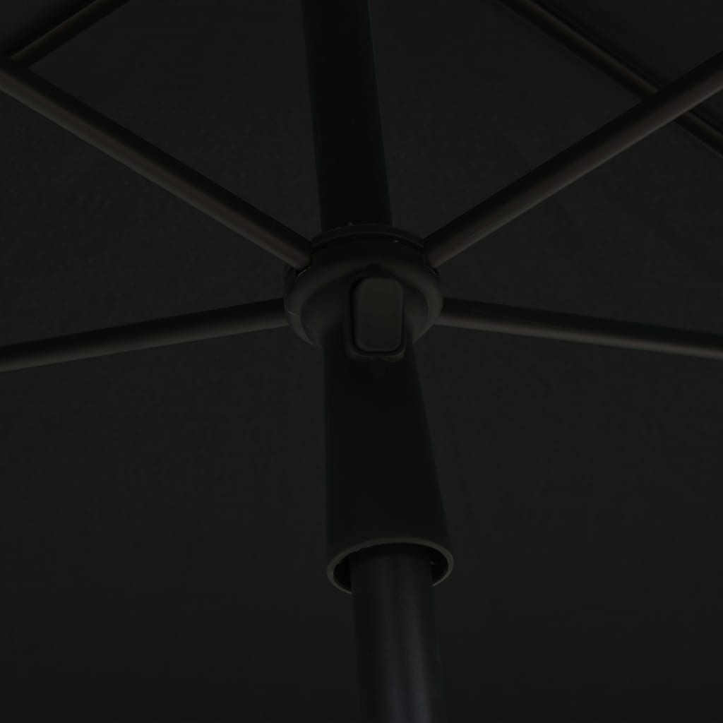 Sonnenschirm mit Mast 210x140 cm Sandfarben
