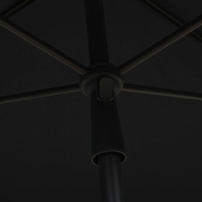 Sonnenschirm mit Mast 210x140 cm Sandfarben