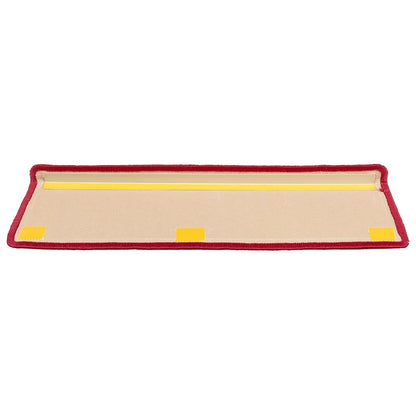 Stufenmatten Selbstklebend 5 Stk. 65x21x4 cm Schwarz Grau