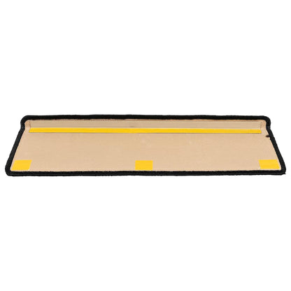 Stufenmatten Selbstklebend 5 Stk. 65x21x4 cm Schwarz Grau