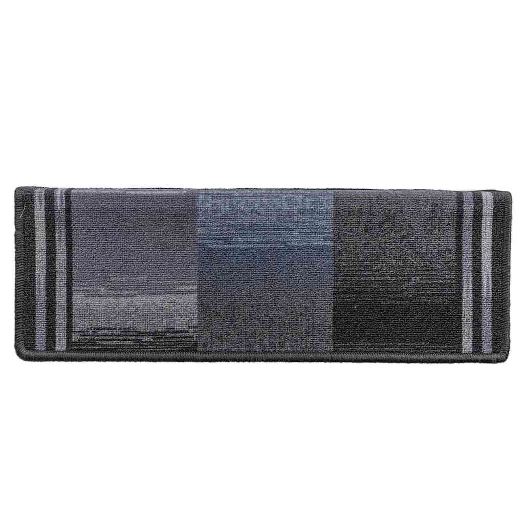 Stufenmatten Selbstklebend 5 Stk. 65x21x4 cm Schwarz Grau