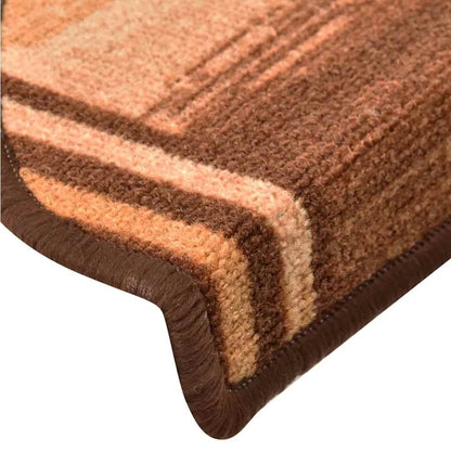 Stufenmatten Selbstklebend 10 Stk 65x21x4 cm Schwarz Grau