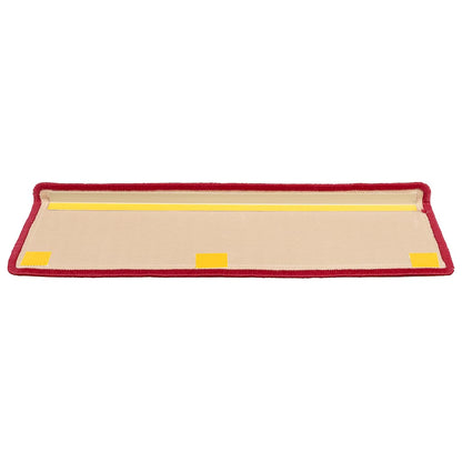 Stufenmatten Selbstklebend 5 Stk. 65x21x4 cm Schwarz Grau