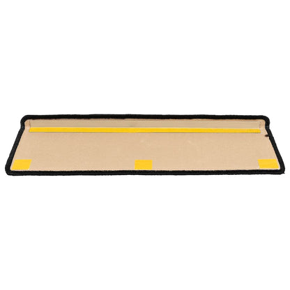 Stufenmatten Selbstklebend 5 Stk. 65x21x4 cm Schwarz Grau